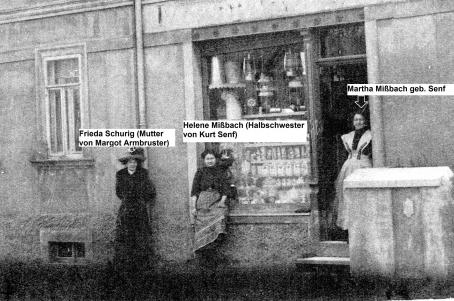 Frieda Schurig, Helene (Halbschwester von Kurt Senf) & Martha Mißbach