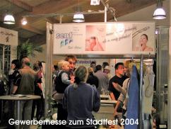 Gewerbemesse zum Stadtfest 2004, Messestand
